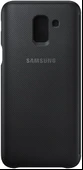Samsung Galaxy J6 Flip Wallet Cover Kapaklı Cüzdan Kılıf, Siyah EF-WJ600CBEGWW thumbnail 4