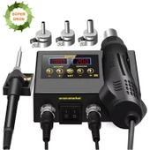 HAVA ÜFLEME + KALEM HAVYA LCD DİGİTAL EKRAN LEHİMLEME İSTASYONU - 3