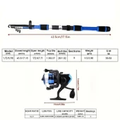 Valkyrie 1.70m Çantalı Tam Takım Balık Olta Seti Kamış Motor Yem Aksesuar Kutusu Dahil - 7