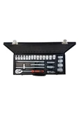 Lokma Seti 6 Köşe Cr-v 1/2 26 Parça Ncset12 - 1