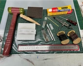 16 Parça Deri Zanaat Hobi Başlangıç Seti 13 - 1