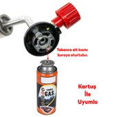 Kaynak Şaloması Pürmüz Başlığı Dragon Mangal Ateş Başlatıcı Tutuşturucu Kamp Gazı 400 ml Kartuş Seti - 5