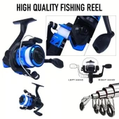 Valkyrie 1.70m Çantalı Tam Takım Balık Olta Seti Kamış Motor Yem Aksesuar Kutusu Dahil - 6