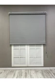 Stor Perde İthal Mat Polyester Açık Gri p1080 - 1