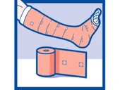 Jobst Compri2 25-32cm / 30-40mmHh Gelişmiş İki Katmanlı Kompresyon Bandajı Sistemi thumbnail 5