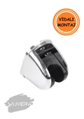 Wuvera Krom Kaplama Mafsallı Duş Başlığı Tutacağı Dayanıklı Askı - 4