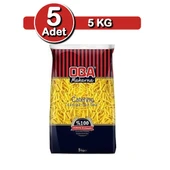 Oba İnce Kesme Makarna 5 Kg x 5 Adet | Toptan Çorbalık Paket thumbnail 1
