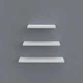 Kenzlife kitaplık hubbu byz 20*30*40*15 3 lü set duvara monte aparatlı duvar rafı thumbnail 2