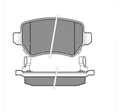 FREN BALATASI ARKA ASTRA G-H CORSA C MERIVA A-B CEED 96> - 1