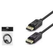 Hadron HDX7765 DISPLAY (M) TO DISPLAY (M) KABLO 4K 60HZ 1.8M SİYAH - 1