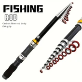 Valkyrie 1. Kalite Tam Takım Balık Olta Seti 2.3m Çantalı Aksesuarlı 10 Boğum Teleskopik Kamış CB240 Motor - 9