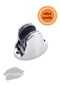 Wuvera Krom Kaplama Mafsallı Duş Başlığı Tutacağı Dayanıklı Askı - 5