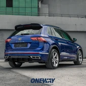 VW Tiguan R Mk2 Facelift 2020+ Marşpiyel Altı Lip / VW Tiguan R-Line Mk2 Facelift 2020+ Marşpiyel Altı Lip (1 Takım) - 7