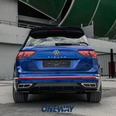 VW Tiguan R-Line Mk2 Facelift 2020-2024 Arka Tampon Sağ Sol Flap (2 Parça) - 1