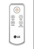 LG Wi-Fi Dual Wing Uzaktan Kumandalı Sessiz Tavan Vantilatörü Beyaz - 6