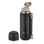 Shotay Çelik Termos Take Trip 1200Ml Siyah thumbnail 2
