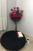 Siyah Mini Yer Pufu,yer Minderi - 1
