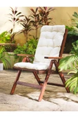 Lüks Sallanan Sandalye Minderi Özel Dikişli 120x50 Krem (SADECE MİNDER) - 1