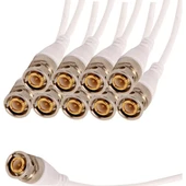 BNC KONNEKTOR HAZIR KABLOLU (10 LU PAKET) - 2