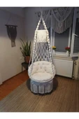 Elegant Concept Makrome Salıncak Minderi Ürün "salıncak Görsel Amaçlı Kullanılmaktadır" - 1