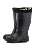 Lemigo Worker Eva Burun Korumalı Siyah Çizme (-30°C) thumbnail 1