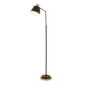 Arrigo Siyah Retro Başlıklı Modern Dekoratif Köşe Lambader - 2