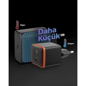 Spigen 30W USB-C Mini Adaptör - Samsung PPS Destekli Hızlı Şarj Aleti iPhone & Android & iPad & MacBook Type-C EE301 Black - 8