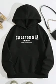 Unisex California Baskılı Sweatshirt - 1