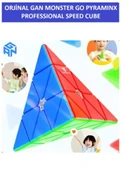 Gan Mg Pyramıinx 3x3 Piramid (PYRAMID) Zeka Küpü - Profesyonel Speed Cube - Sabır Küpü - thumbnail 1