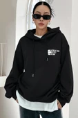 Unisex Cherish Time Baskılı Sweatshirt thumbnail 2
