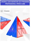 Gan Mg Pyramıinx 3x3 Piramid (PYRAMID) Zeka Küpü - Profesyonel Speed Cube - Sabır Küpü - thumbnail 4