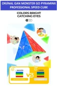 Gan Mg Pyramıinx 3x3 Piramid (PYRAMID) Zeka Küpü - Profesyonel Speed Cube - Sabır Küpü - thumbnail 3