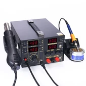 WELLHISE YIHUA 853D 30V 5A Güç Kaynaklı Sıcak Hava Üflemeli Havya İstasyonu - 4