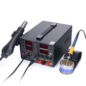 WELLHISE YIHUA 853D 30V 5A Güç Kaynaklı Sıcak Hava Üflemeli Havya İstasyonu - 3