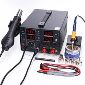 WELLHISE YIHUA 853D 30V 5A Güç Kaynaklı Sıcak Hava Üflemeli Havya İstasyonu - 1