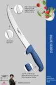 LAZBİSA Blue Serisi Mutfak Bıçak Seti Et Balık Tavuk Açma Bıçağı 2 Li Set ( Mft-896) - 3