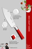 LAZBİSA Red Craft Serisi Mutfak Şef Bıçak Seti Et Ekmek Sebze Bıçağı Günlük Kullanım (MFT-002) - 3