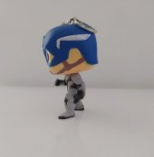 Captain America Pop Figür Anahtarlık Çanta Süsü 9 cm thumbnail 4