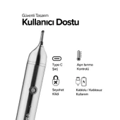 Bester GK6220 Ense - Sakal Çizim Makinesi, Kulak Burun Tüyü Kesme Makinesi, Günlük Tıraş Makinesi - 10