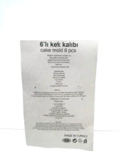 Hayal Sepeti 6lı Metal Kek Kalıbı Kapsülü - 3