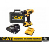 Pro Cat Plus XR5961   42W 6A  Metal Şanjumanlı Çift Akülü Darbeli Vidalama Matkap Çantalı - 1
