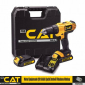 Pro Cat Plus XR5961   42W 6A  Metal Şanjumanlı Çift Akülü Darbeli Vidalama Matkap Çantalı - 2