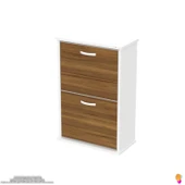 Modilayn UMAY Asma Kapı Önü 52x 78 x26 cm’ lik 2 Düşer Kapak 4 Göz Bölmeli Ayakkabılık - 6