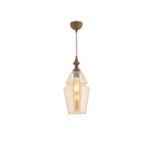 Apliqa Leila Tekli Elegant Camlı Eskitme Modern Sarkıt Avize thumbnail 2