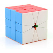 MrsToys Moyu Square 1 3x3+Küp yağı hediye Zeka Küpü Rubik Küpü Sabır Küpü - 5