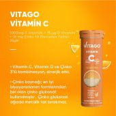 3lü Paket-Vitago C Vitamini Efervesan Tablet - 3