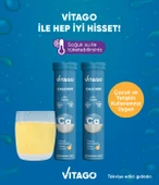 2li Paket-Vitago Kalsiyum, D3, K2 Vitamini İçeren Efervesan Tablet - 2