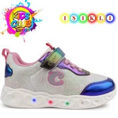 Cool YukiS Işıklı Ortopedik Taban Kız Çocuk Spor Ayakkabı thumbnail 5