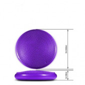Denge Diski Balance Trainer Denge Topu Pilates Balans Disk Mor thumbnail 2