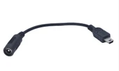 Mini usb - to -DC5.5 x 2.1mm Dişi  Erkek DC Güç Kablosu Adaptörü 15cm - 1